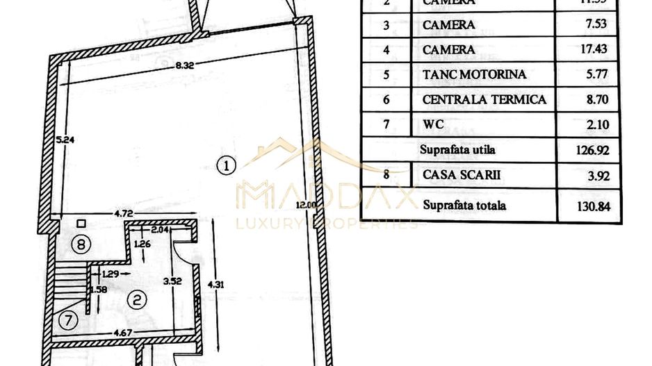 Vilă S+P+2E+M / 557 mp, // teren 164 mp / Cotroceni - Schiță 71