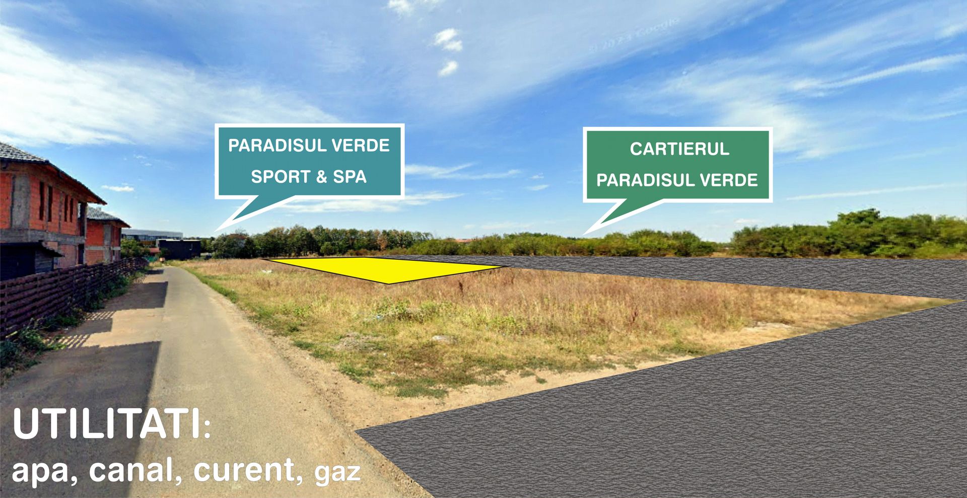 Corbeanca - Paradisul Verde, 988 mp, deschidere 32 m, stb la 600m - Poză 1