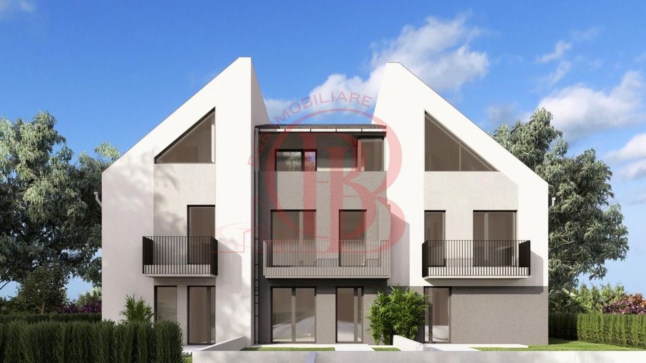 Vilă Triplex 4 Cam Arhitectură Modernă- Grădină Individuală -Panouri solare - Poză 4