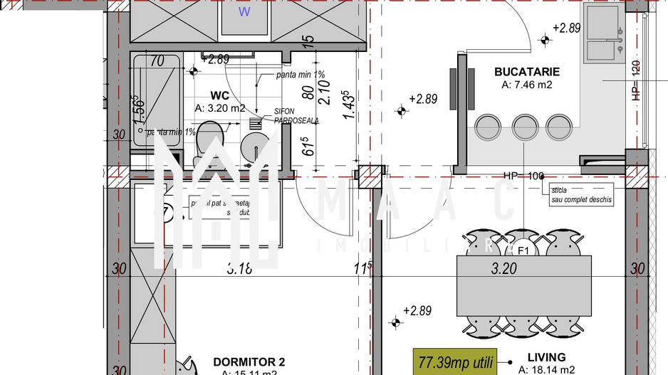 Apartament cu 3 Camere I MOBILAT SI UTILAT I 0% Comision - Poză 15