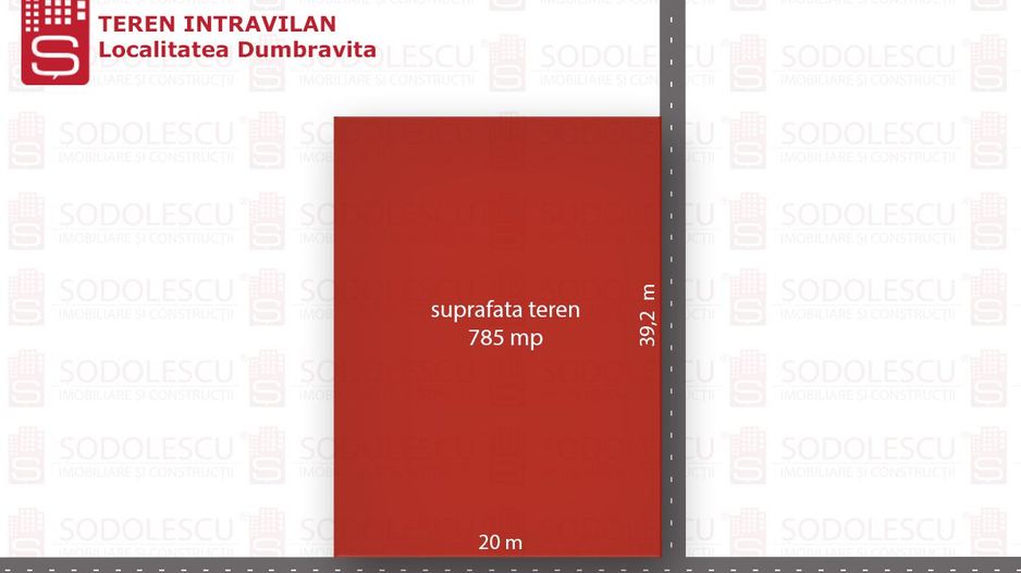 TEREN  DUMBRAVITA 785 MP - Poză 1