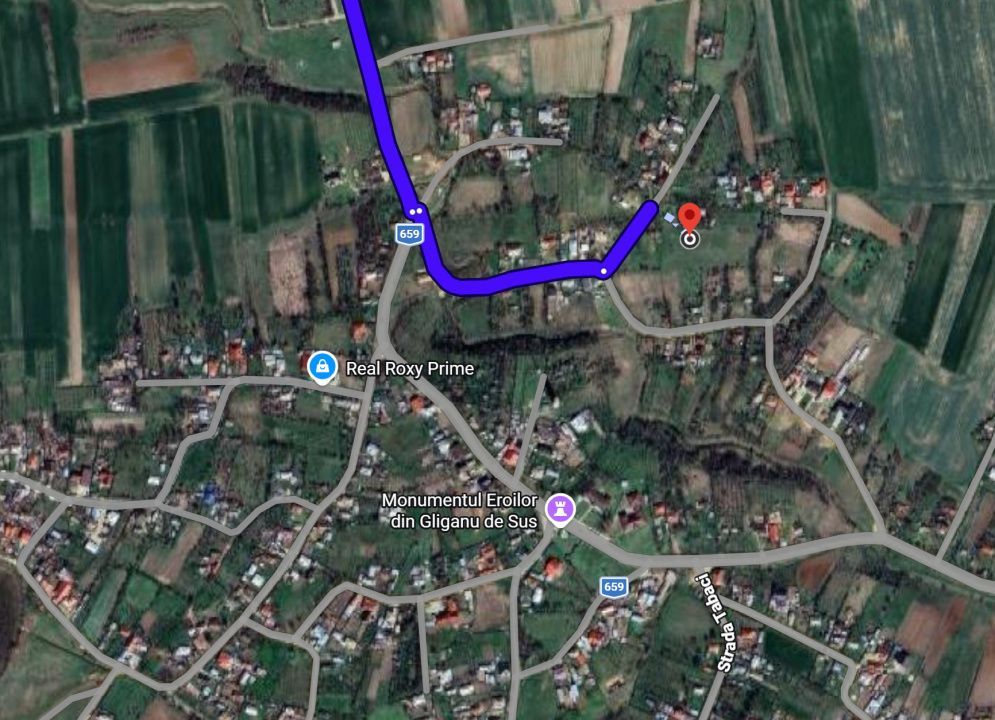 Teren intravilan com. Rociu sat Gliganu de Sus - Poză 2