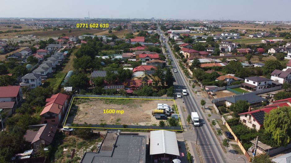 Teren 1600 mp, stradal, 1Mai, Berceni - Poză 1