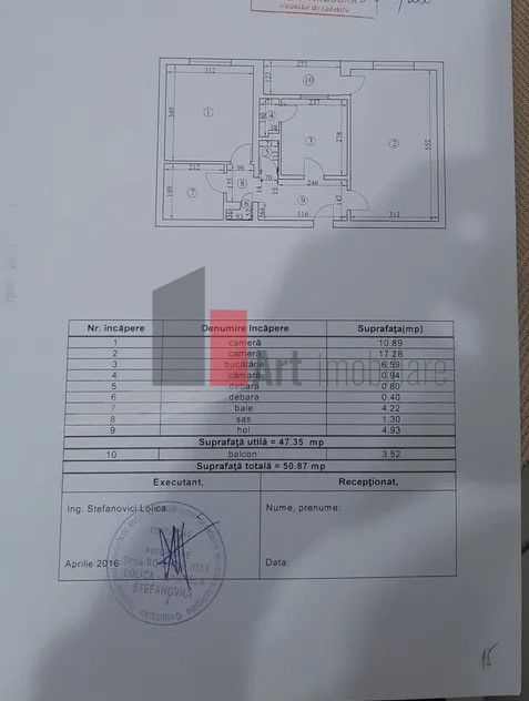 Ap. 2 camere, decomandat, Dristor, complet mobilat, modern - Poză 6