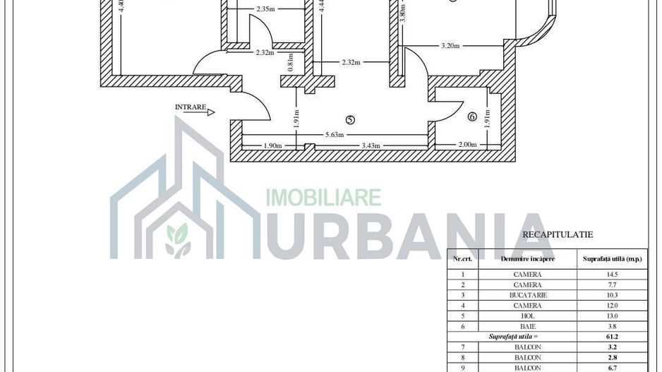 Apartament 3 camere cu compartimentare atipică, zona Păcurari, Iași - Poză 1