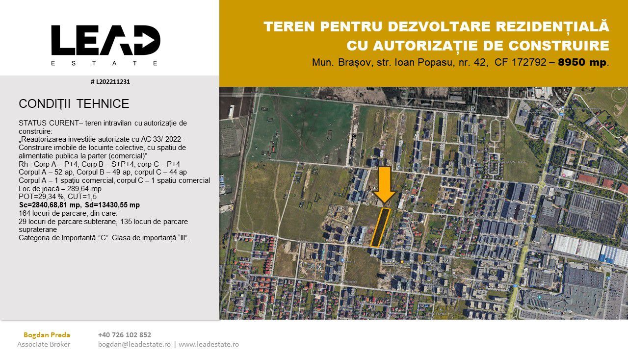 OPORTUNITATE INVESTITIE LOCUINTE COLECTIVE CU AUTORIZATIE DE CONSTRUIRE - Poză 1