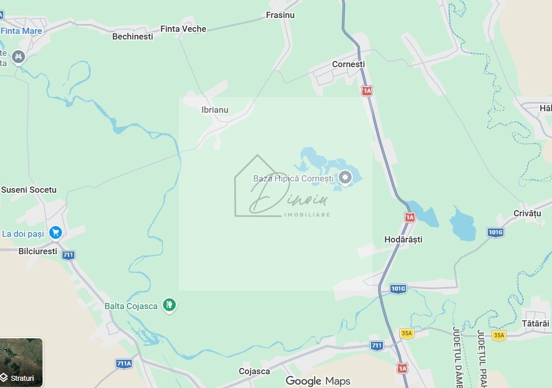 Teren intravilan Butimanu - Hodarasti - Cornesti - Bujoreanca - Poză 3