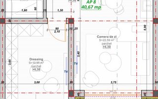 Apartament cu 2 camere si terasa de 3mp | Giroc | Profi - Poză 2