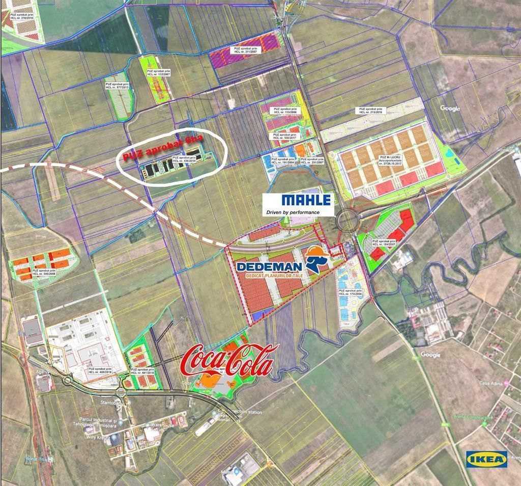 Teren Industrial cu PUZ zona Mahle - Poză 3