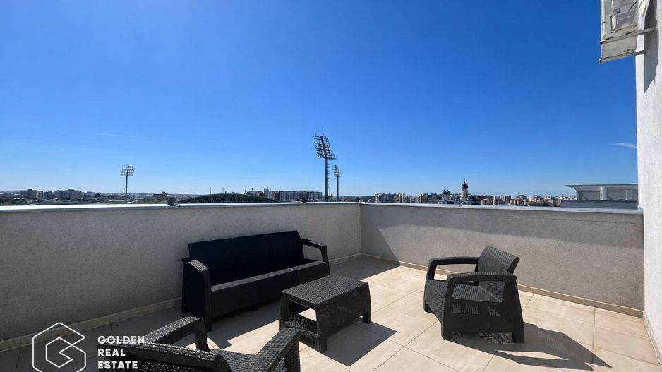 Penthouse Ared Uta, amenajat modern, vedere panoramica spre Stadionul Uta - Poză 11