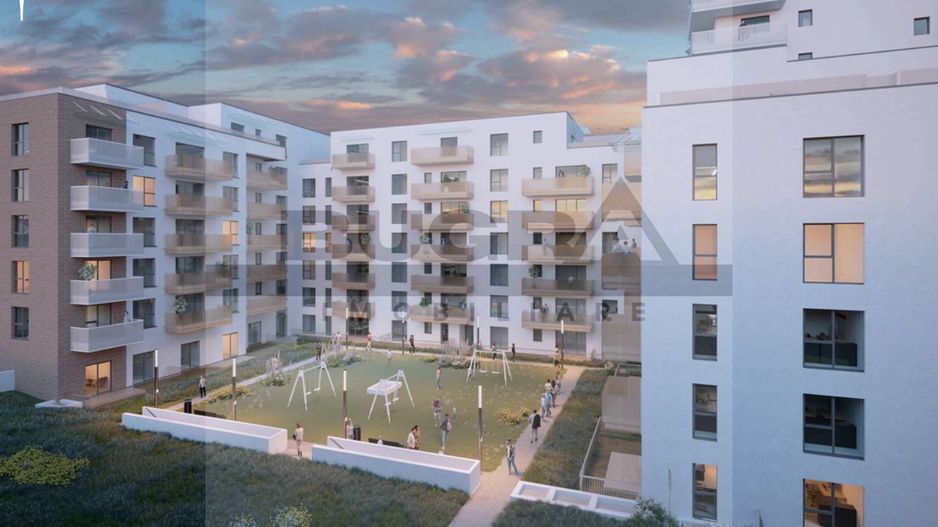 Apartament 1 camera, 39 mp, terasa gazon 23 mp, garaj, zona C. Coposu - Poză 3