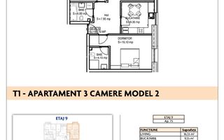 Apartament cu 3 camere - Apărătorii Patriei, sector 4, București - Poză 6