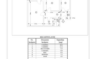 Apartament superb cu doua camere, Brancoveanu-Luica, 104.000€ - Poză 10