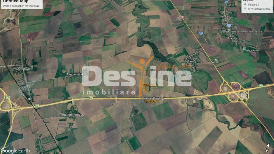 Teren extravilan, neimprejmuit, disponibil imediat, Dumbrava, Prahova - Poză 4