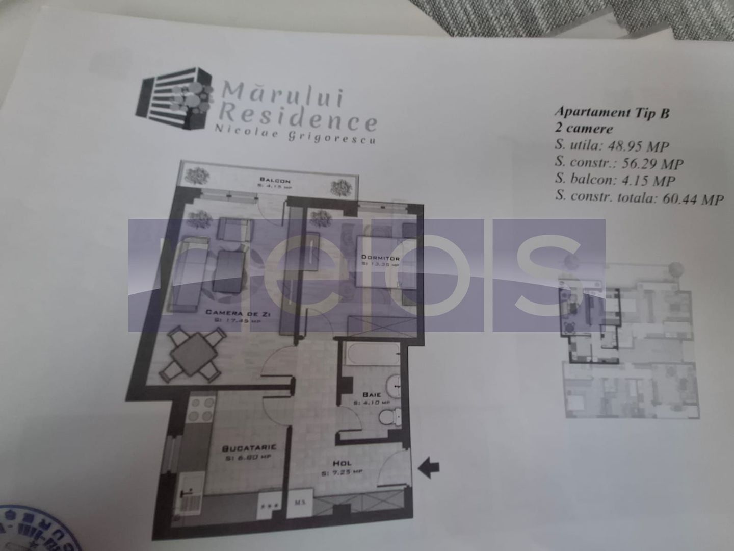 VANZARE APARTAMENT 2 CAMERE + LOC PARCARE SALAJAN 53MP CENTRALA PROPRIE - Poză 19