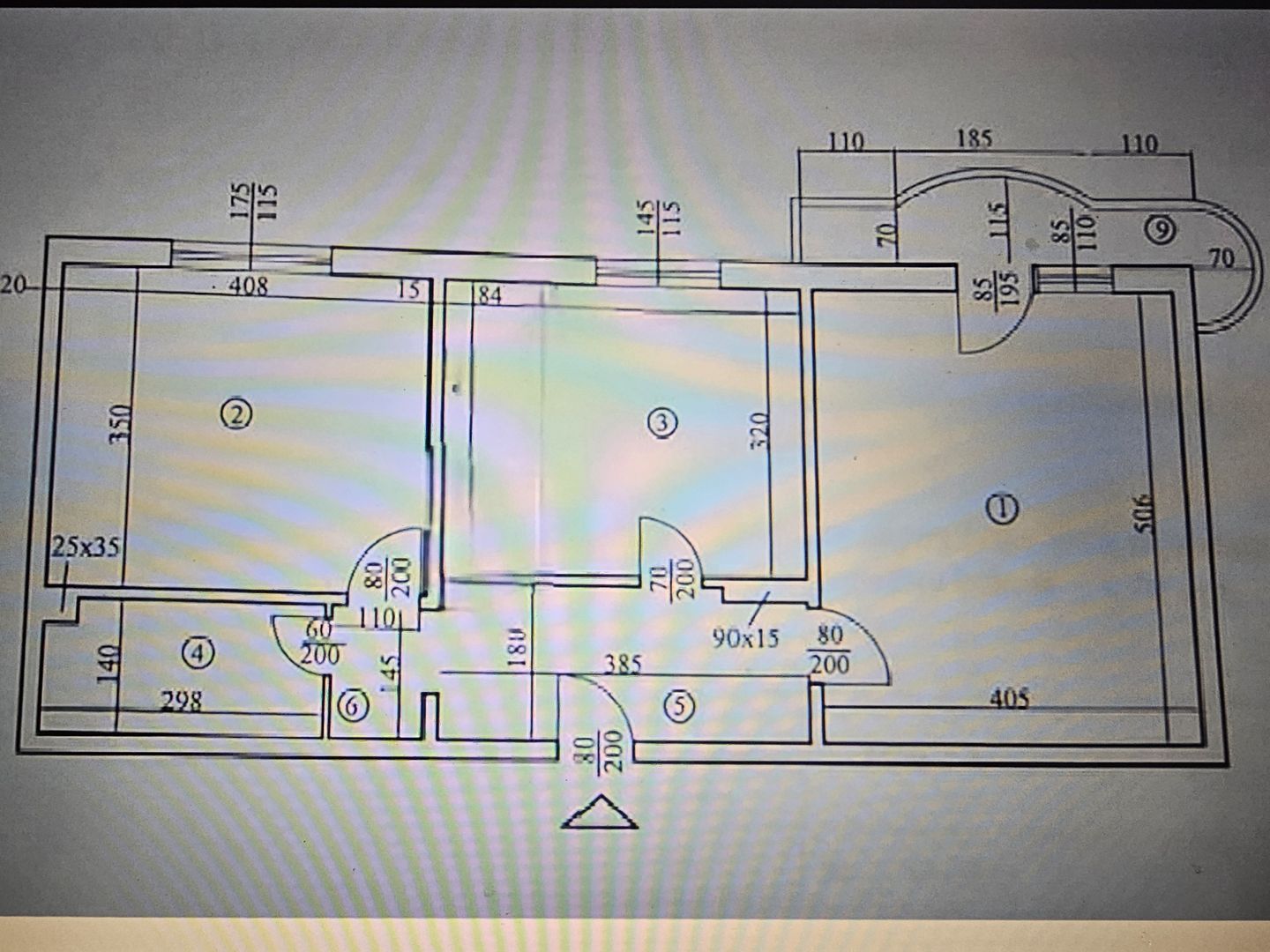 Apartament 3 camere de vânzare–complet mobilat, pe Str. Novaci/13 Sept - Schiță 15