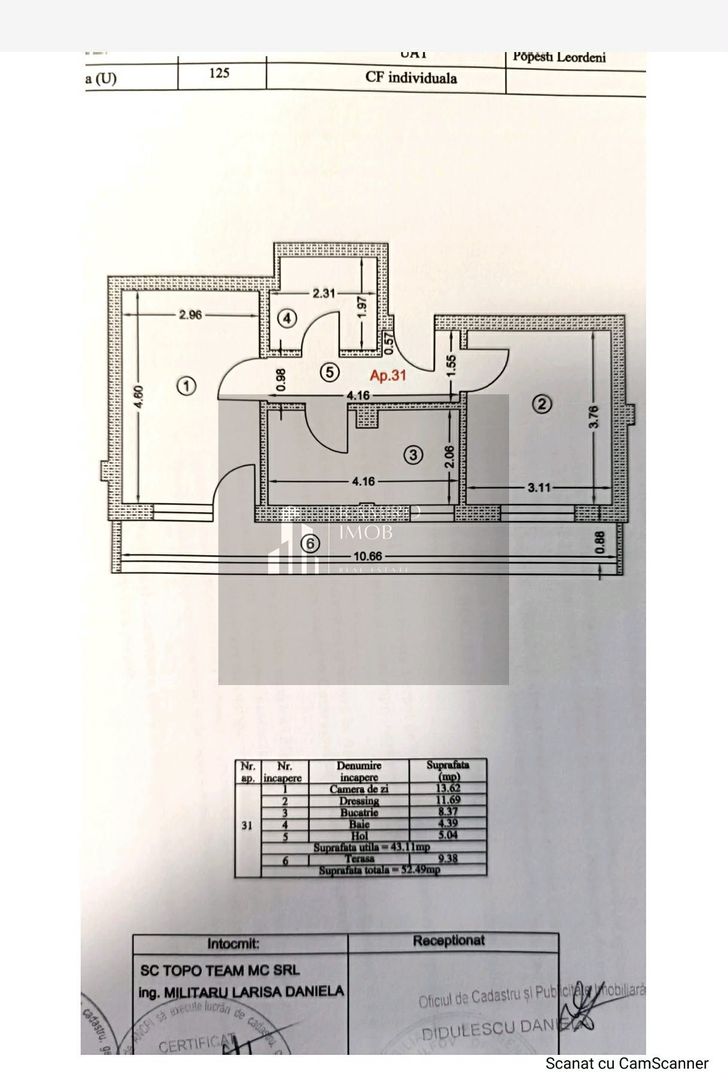 Apartament 2 camere complet mobilat și utilat – Popesti leordeni - Poză 16