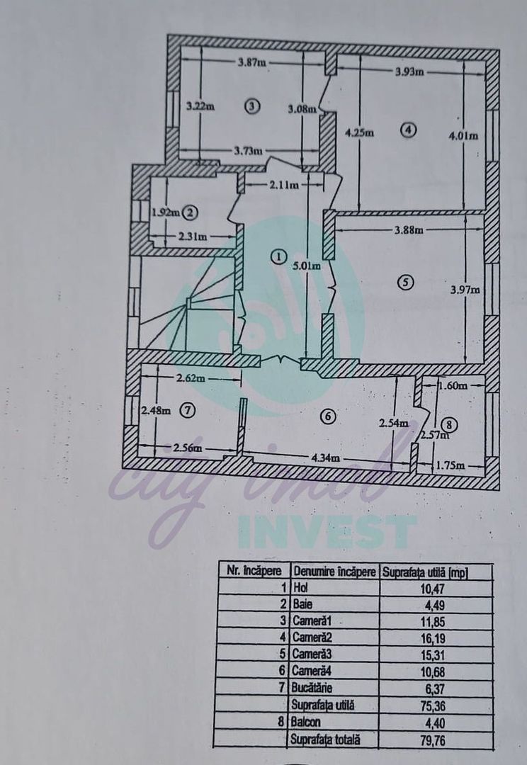 JUMATATE DE VILA  INTERBELICA- CURTE PROPRIE- ROND ALBA IULIA-DECEBAL - Poză 8