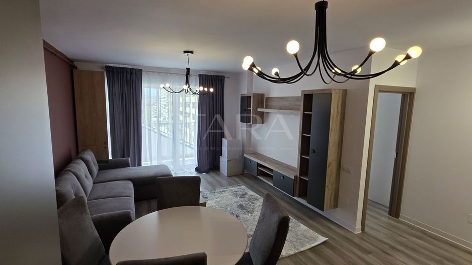 Apartament 2 camere, Florești Centru, bloc nou, complet mobilat. - Poză 3
