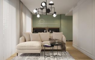 Apartament cu 2 camere mobilat la inchiriere in Amber Forest