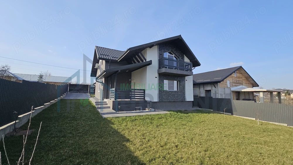 Casă modernă, 5 camere, clasa A, vedere lac, 500 mp teren, Ciurbești, Miroslava - Poză 6