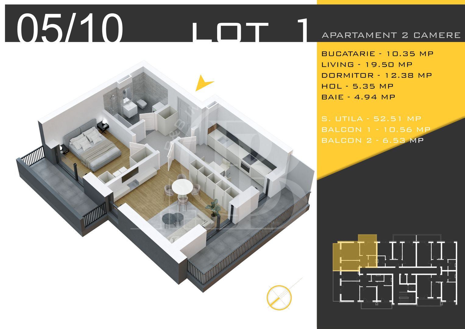 2 camere  Titan Pallady  Metrou Nicolae Teclu - Schiță 10