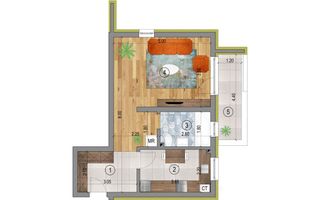 Apartamente moderne de vânzare – Orizont Residence, Sanpetru (Brașov) - Poză 47