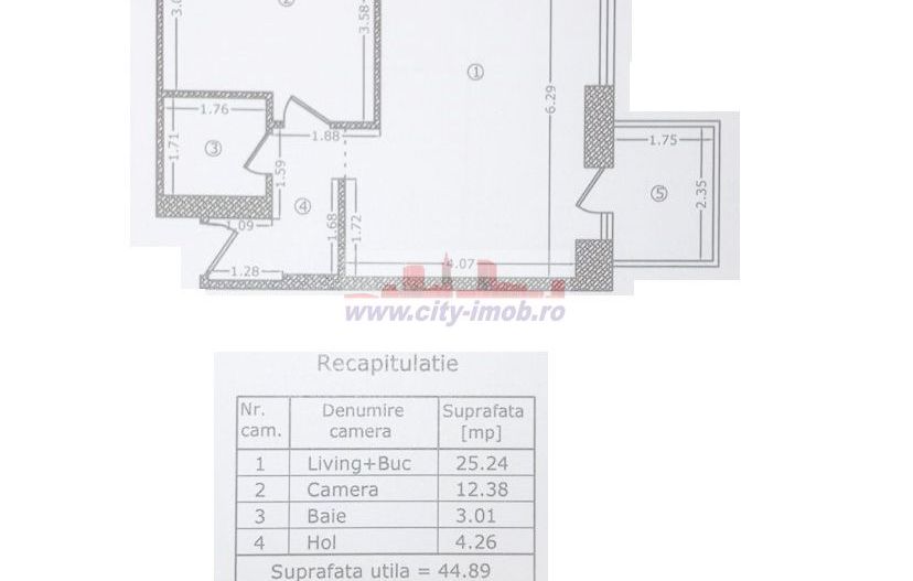 Vanzare Apartament 2 Camere  - Parcului -  Expozitiei - - Poză 23