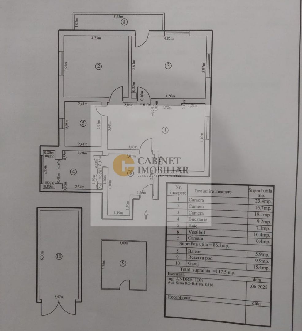 3 camere  | Cismigiu  | Parter Inalt | Centrala proprie | Garaj - Poză 18