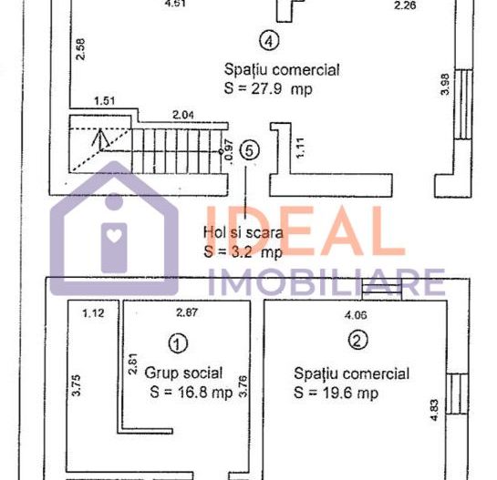 Spatiu Comercial cu vitrina la strada, Calea Dumbravii - Schiță 19