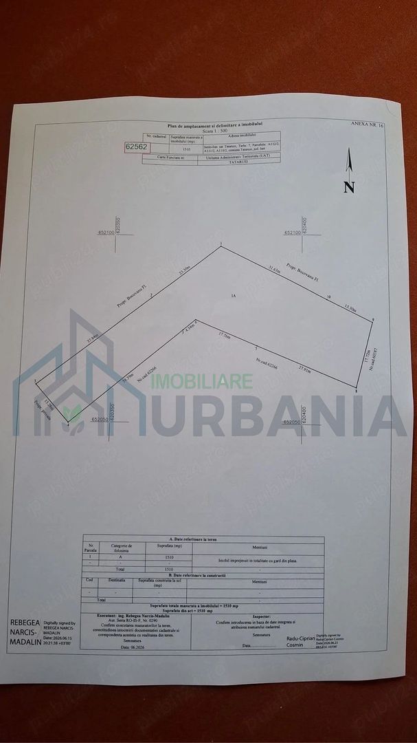 Teren intravilan de vanzare in Tatarusi, zona Pietrosul - Poză 4