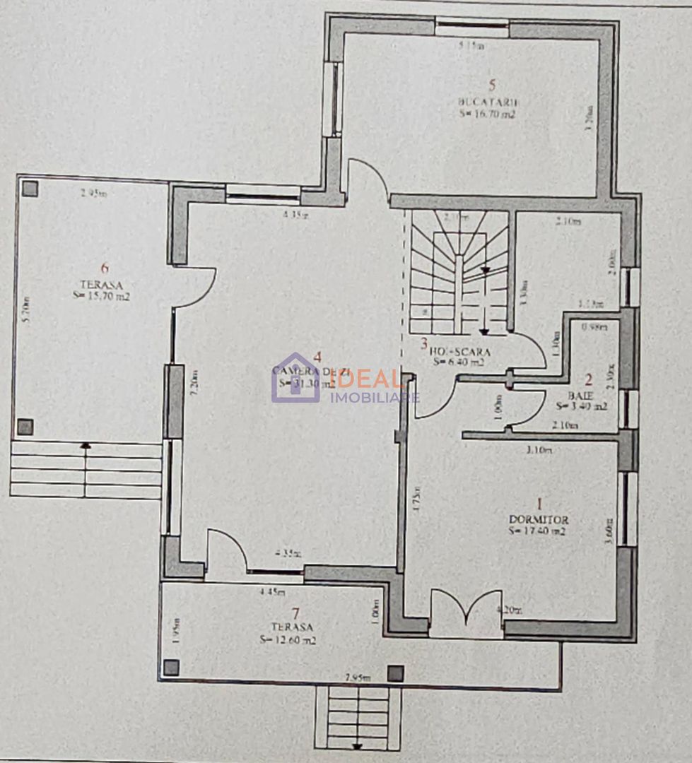 Vila Moderna cu 4 camere si 600 mp de curte, in Tocile - Schiță 15