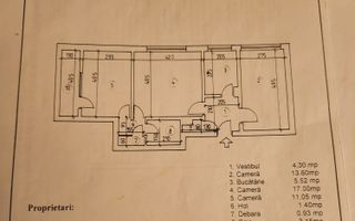 APARTAMENT SUPERB | 3 CAMERE | DOMENII COMISION 0% - Schiță 14