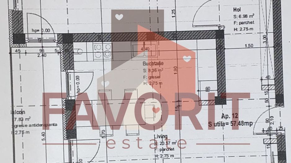 Finisaje la alegere. Bloc nou finalizat. 1 loc de parcare inclus - Schiță 9