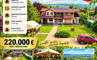 Casă spațioasă cu teren generos de 1.500 mp, zona CIUSMEAUA MOLDOVENCEI; - Poză 1