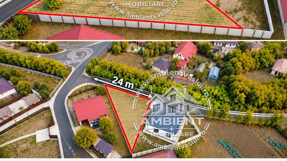 Teren intravilan 400 mp cu proiect de casa – VASLUI, MOARA GRECILOR; - Poză 1