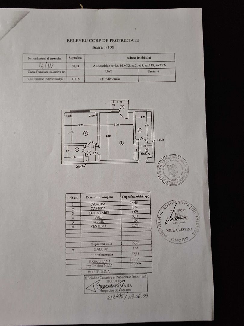 de vanzare Apartament 2 camere Lujerului - Poză 8