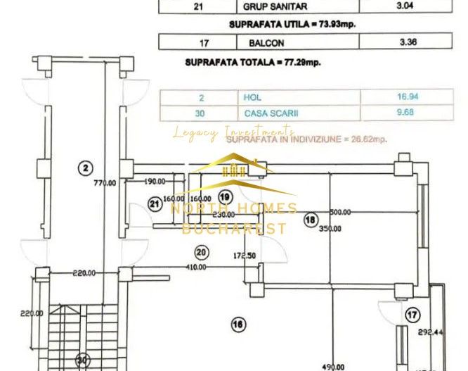 Apartament 2 camere si 2 bai cu balcon si parcare in zona 1 Mai - Domenii - Poză 13
