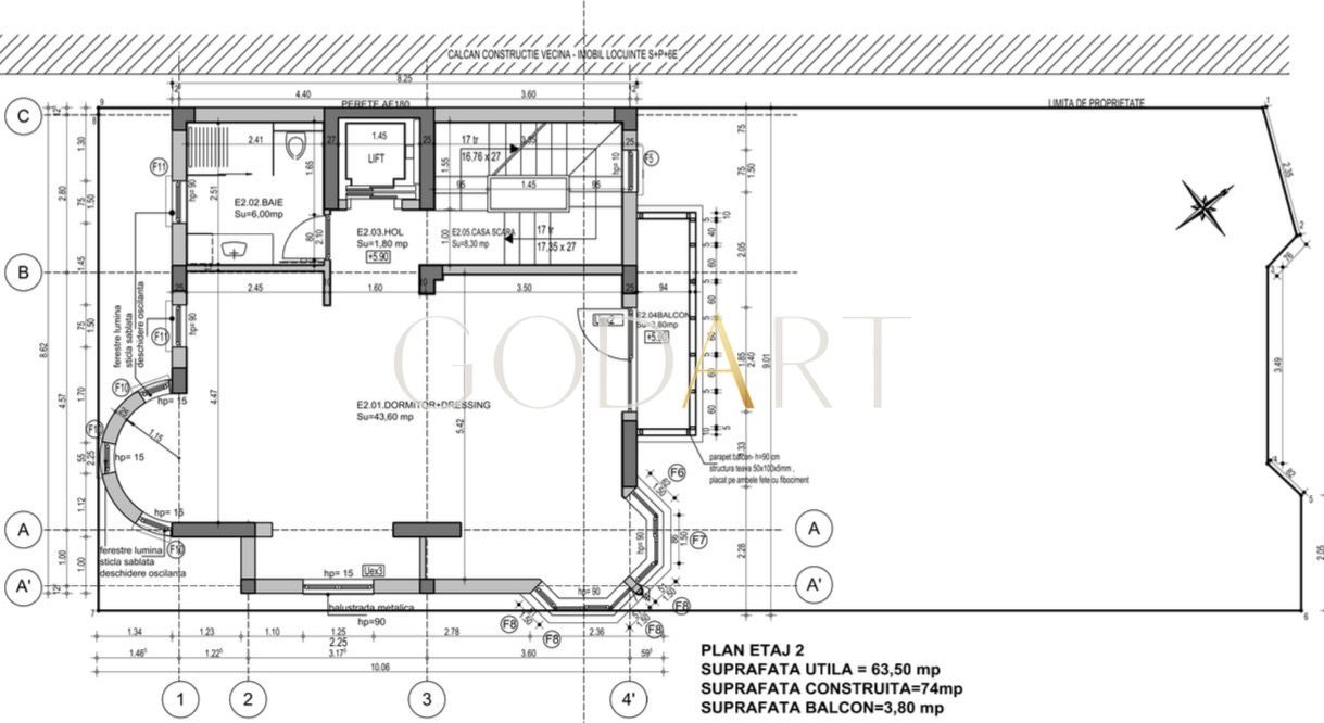 Arhitectură nouă în zonă istorică – vilă 2025 | Kiseleff - Schiță 32