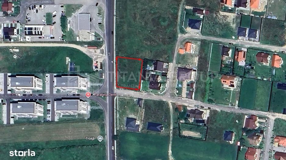 Teren generos 1441 mp cu deschidere 37 ml Râșnov - Vedere panoramica - Poză 4