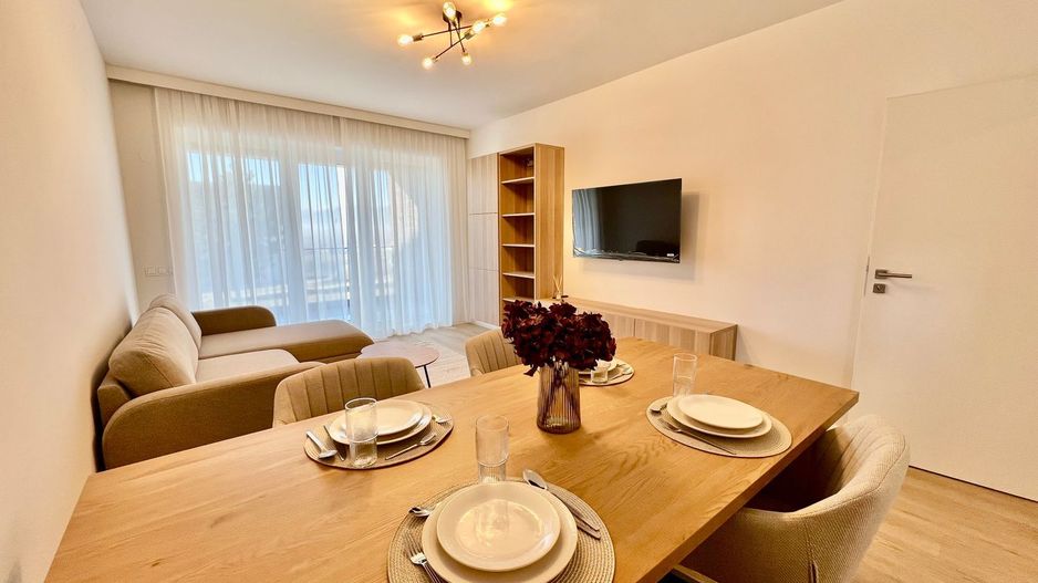 Apartament cu 3 camere, mobilat complet, terasă 9.11 - întabulat - Poză 2