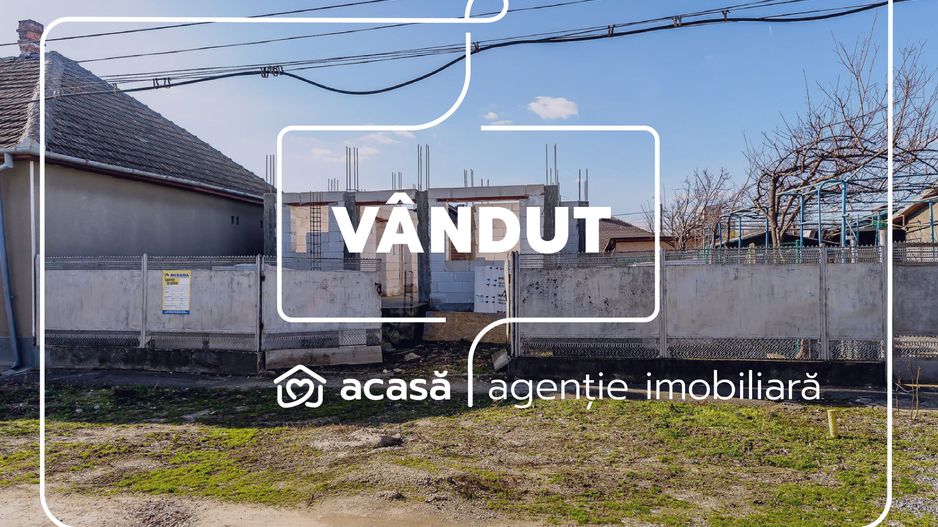 Rezervat! - Casă în stadiul de construcție, 6 Vânători - Poză 1