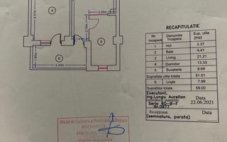 AP. 2 CAMERE ROKA RESIDENCE, INCALZIRE PARDOSEALA, METROU 5 MINUTE - Schiță 8