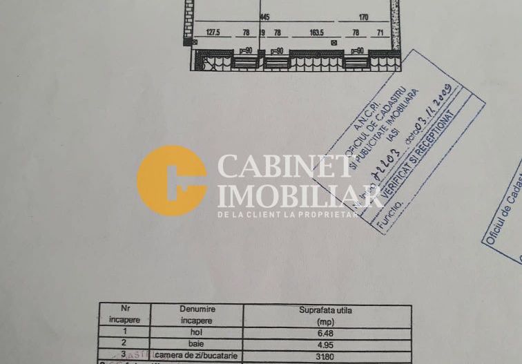 Cug Etaj 3 cu Pod Apartament cu 1 camera 45 mp - Poză 6