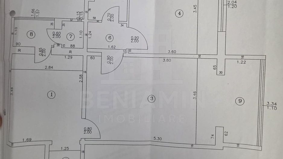 2 camere - etaj 2 - 55mp - centrala termica - investitie - Craiovita - Poză 9