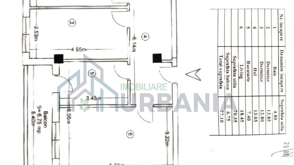 Apartament 3 camere in Cartierul Visoianu + loc de parcare subteran - Poză 2