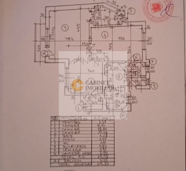 3 camere | Etaj 3/4 | Nemobilat | Universitate - Piata C. A . Rosetti - Poză 25