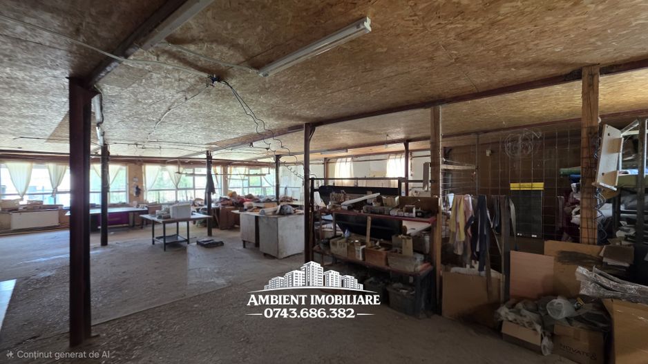 HALĂ PRODUCȚIE - ATELIER cu SC-578 mp, teren 716 mp, VASLUI - Str. Burebista; - Poză 9