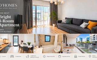 For Rent | New 2-Room Apartment | 22 sqm Terrace | Prima Vista - Poză 1