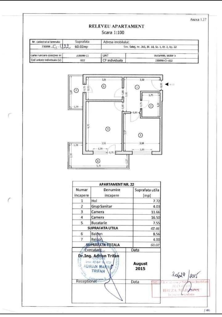 Apartament cu 2 camere - Confort Urban , Sos. Salaj, mobilat si utilat - Poză 8